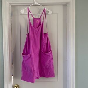Free People Movement Hot Shot Romper - Halter  purple Size Medium